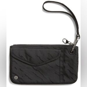 Athleta Coffee Run Clutch - Black Zebra